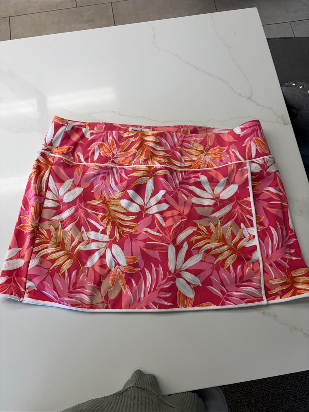 Tommy Bahama Pink Floral Circle Skater Skirt